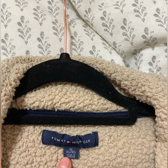 Vintage Tommy Hilfiger Quarter Zip Sherpa Sweater - Picture 2 of 5